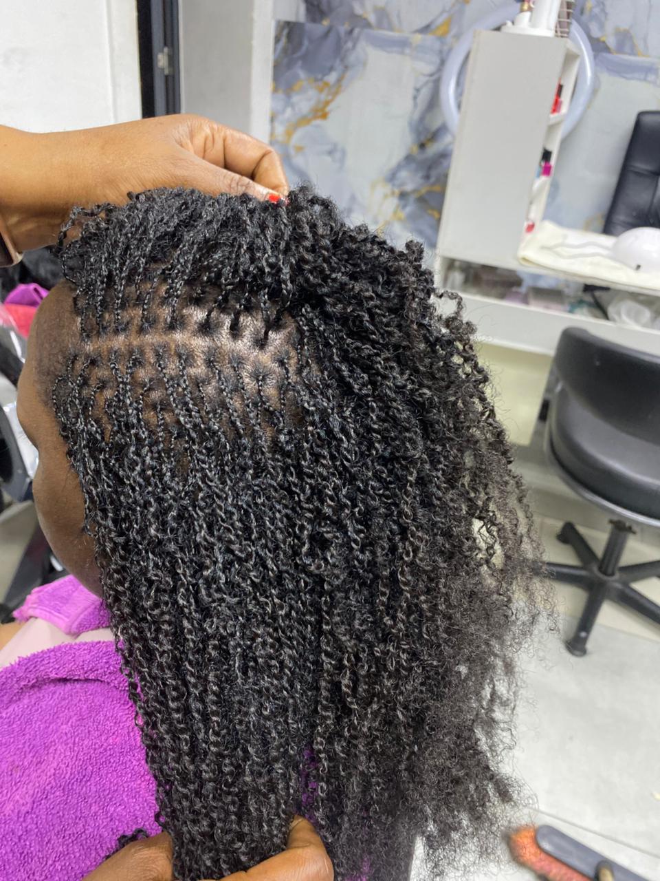 Afro Kinky Bulk Hair Colour #2 (Pre-stretched)